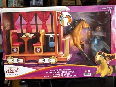 Juego Spirit Untamed Lucky's Train Home con muñeca de la suerte nuevo juguete para niños regalo Foto 1 de 4