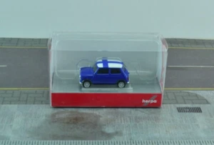 Herpa 420624 Mini Cooper FINLAND Flag Blue 1:87 HO Scale - Picture 1 of 1