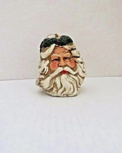 Ceramic Old World Santa Ornament - Picture 1 of 6