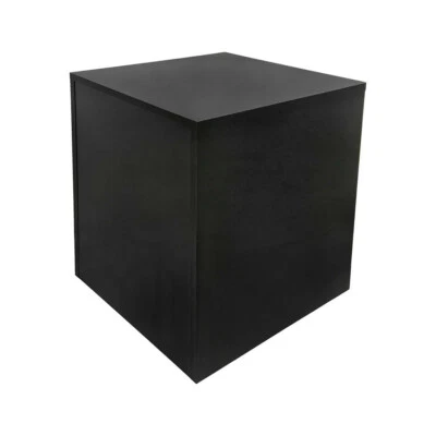 Black 24" High Knockdown Pedestal Display Base Box Cube Fixture for Retail Store - Image 1 of 4