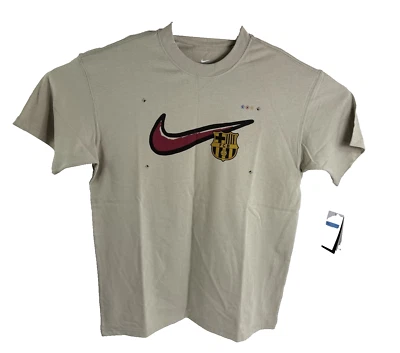Camiseta de fútbol Nike FC Barcelona Max90 marrón piedra para hombre talla mediana FJ1847-230 Foto 1 de 4