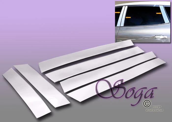 APTO NISSAN ROGUE 2008-2013 CROMO 6 PIEZAS POSTE PILAR ACERO INOXIDABLE 2009 2010 NUEVO Foto 1 de 1