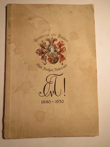 Burschenschaft Alemannia Göttingen - 1880-1930 - Liederheft / Studentika - Picture 1 of 4