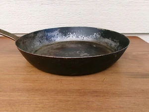 Vintage Cowboy Camping Metal Steel 11" Frying Pan Skillet ~ JR in Crown 3828 - Picture 1 of 12