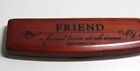 Ball Point Pen in wood box engraved Friend Proverbs 17:17 New Gift