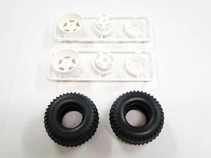 NEW TAMIYA GRASSHOPPER Tires & Wheels Rear SAND SCORCHER TGD - Picture 1 of 3
