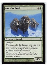 Aurochs Herd *Common* Magic MtG x1 Coldsnap MP