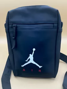 Jordan Merger Festival Crossbody Bag 9A0395 023 Jumpman BLACK AJ Air 1 Mid Retro - Picture 1 of 13