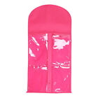 (Rose Red)Wig Storage Bag Portable Hair Extensions Dustproof Storage Bag Sg5