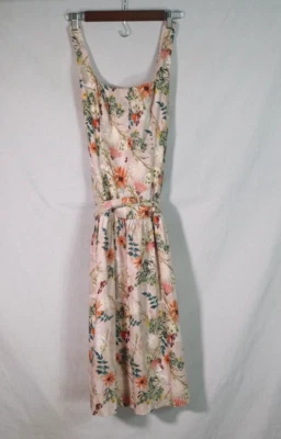 ANTONIO MELANI  Pleated Floral Print Sleeveless A-Line Dress Size 8 - Image 1 of 4