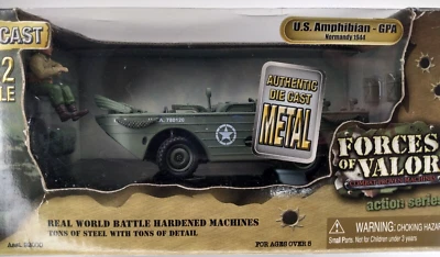 Vehículo fundido a presión 1:32 Rare Forces of Valor US Amphibian GPA Normandy 1944 92000 Foto 1 de 4