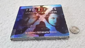 PC CD ROM The X-Files Acceso Sin Restricciones, 2 discos en estuche original con manual - Imagen 1 de 12