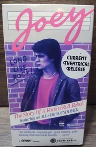 Joey Story Of A Rock'n'Roll Rebel 1985 VHS EXTREMELY RARE!! All Star Soundtrack - Picture 1 of 5