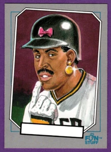 Tarjeta de parodia Barry Bonds Pittsburgh Pirates 1992 Baseball Enquirer cosas divertidas #22 - Imagen 1 de 2