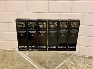 CHANEL Rouge Allure Velvet Luminous Matte Lipstick NIB Authentic Pick Your Color - Picture 1 of 14