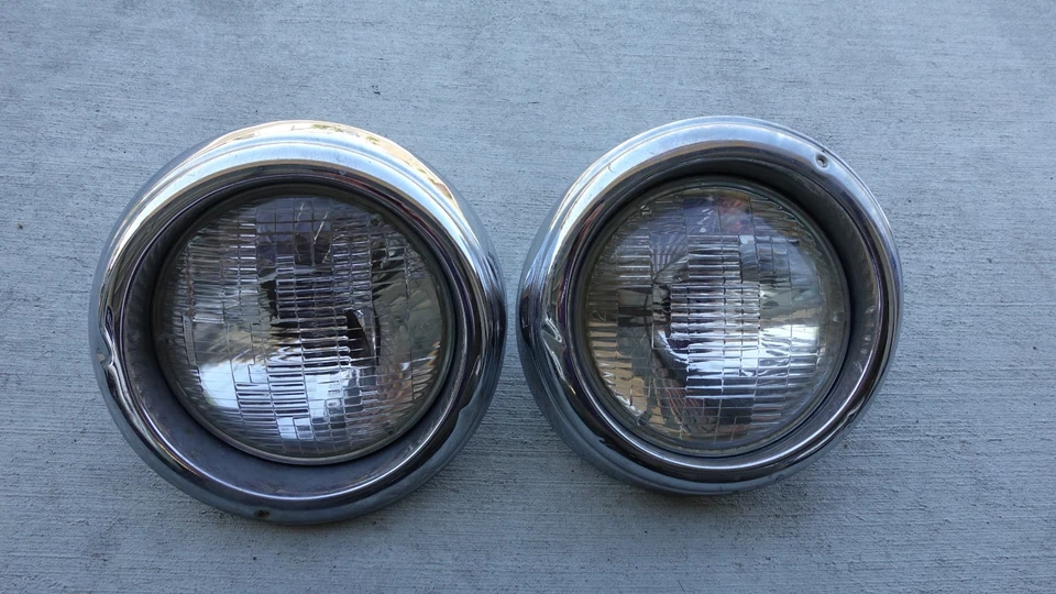 Пара фар 1959 Mercedes W105 220 правая или левая сторона от оригинального производителя - Изображение 1 из 4