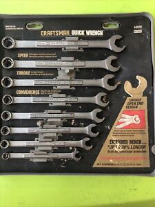 Vintage Craftsman Quick Wrench Set 8 Pc Metric USA 8mm to 16mm 9 42359 VA Series