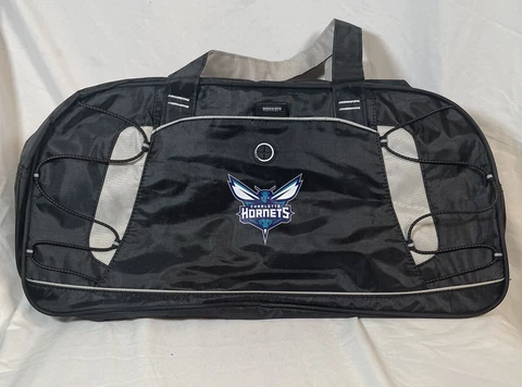 NBA Charlotte Hornets Edition Duffle Bag Black Lightweight Cover