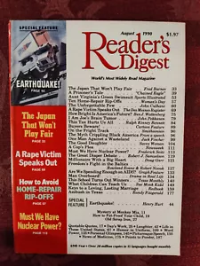 READERS DIGEST August 1990 Ben J. Wattenberg AIDS Nuclear Power Milton Petrie - Picture 1 of 1