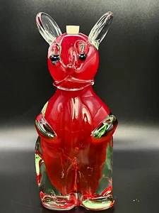 MURANO Ferro & Lazzarini Mouse Drioli Bottle 6.5" H - Picture 1 of 6