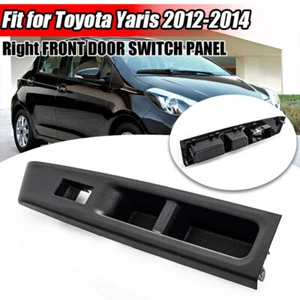 Passenger LH Side Window Switch Bezel Armrest Panel Trim For Toyota Yaris 12-14 - Foto 1 di 12