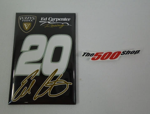 Ed Carpenter Fuzzy's Vodka Ed Carpenter Racing Collector Magnet Indy 500 IndyCar Cover
