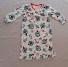 Christmas Elf On The Shelf "Cookie Elf" Allover Print Nightgown Girls Size 4 NWT