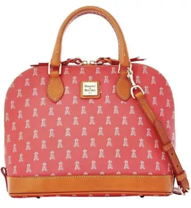 Dooney & Bourke Los Angeles Angels of Anaheim Umhängetasche mit Reißverschluss - Bild 1 von 9