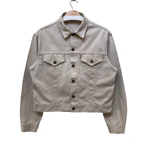 Vintage 60s Levis Big E 557 O Stamp Type 3 Corduroy Trucker Jacket USA Fit 42 M - Picture 1 of 12