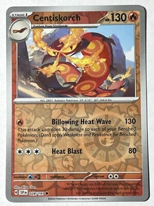 Juego de cartas coleccionables Pokémon Centiskorch 028/191 Holograma inverso Chispas crecientes - Imagen 1 de 2