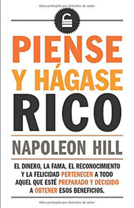 Libro PIENSE Y HAGASE RICO Por Napoleon Hill Edición En Español