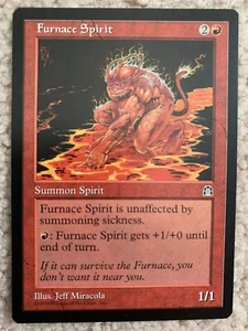 MTG Furnace Spirit Stronghold NM RED Magic the Gathering - Picture 1 of 1