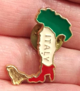 Italia Pin Colorido Pinback Italia mapa 1 pulgada de alto Colorido Recuerdo Baratija Pin - Imagen 1 de 4