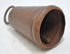 Antike Eisen Tiere Kuh Glocke Original Alt Handarbeit - Bild 1 von 6
