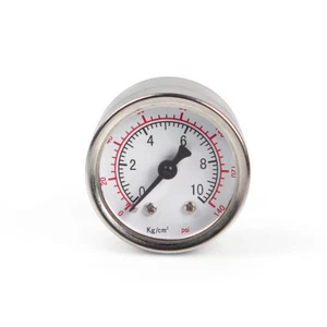 Universal 1/8 NPT Thread Fuel Pressure Gauge Liquid 0-140PSI Oil Pressure Gauge - Picture 1 of 5