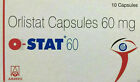 PACK OF 120 CAPSULE O-STAT ObiNil HS Orlistat Weight Loss 60 mg Fat Burn FS US