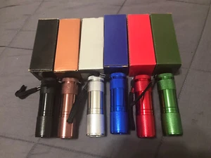 Bell + Howell 6 pack COB LED Mini Flashlights with Wrist Strap - Picture 1 of 11