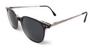 OCCHIALI DA SOLE UOMO DONNA NOUVELLE VAGUE BOB / F NERO P73 VINTAGE - Picture 1 of 4