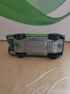 Hot Wheels 1983 Vintage Diecast Crack-Ups Green Cruiser Hood Basher - Bild 1 von 4