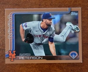 2025 Topps Series 1 - David Peterson #131 Gold /2025 - Picture 1 of 1