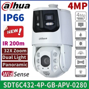 Dahua SDT6C432-4P-GB-APV-0280 4MP Panoramic 32x Zoom Dual Light POE PTZ Camera - Picture 1 of 8