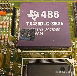 PGA132 386/486 33 Mhz CPU Texas Instruments 486DLC-33BGA TESTED ! - Picture 1 of 4