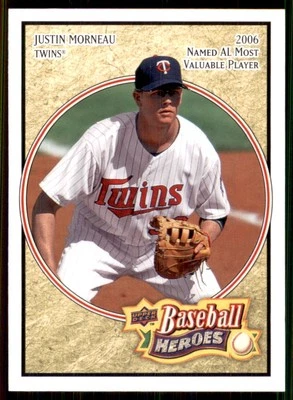2008 Upper Deck Baseball Heroes #100 Justin Morneau Minnesota Twins - Image 1 of 2