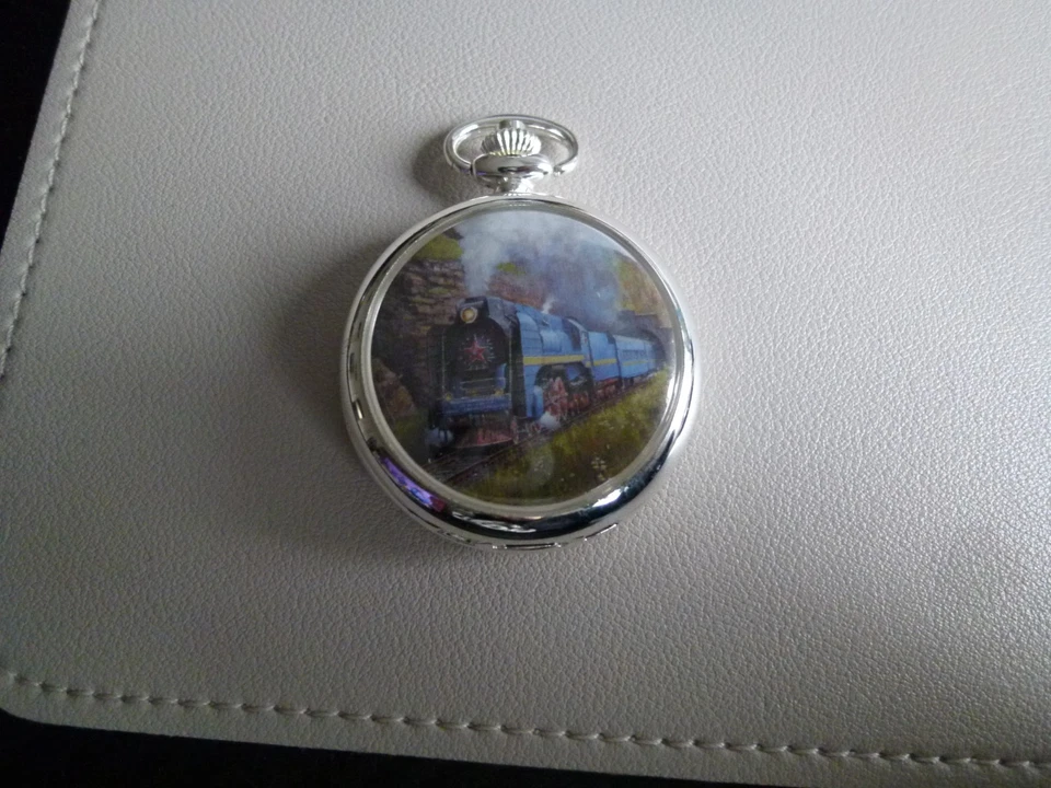 Taschenuhr Motiv Transsibirische Eisenbahn - Bild 1 von 3