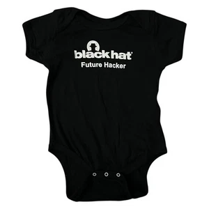 Sombrero Negro Hacker Ciberseguridad Convención Infosec Bebé Una Pieza 24 Meses - Imagen 1 de 3