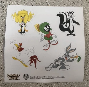 Sticker Looney Tunes 8x8cm - 5 petits autocollants - Picture 1 of 1