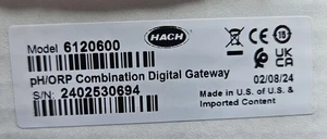NEW! HACH 6120600 Combination pH/ORP Digital Gateway - Picture 1 of 6