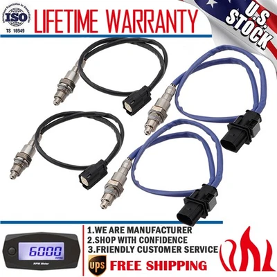 Juego 4 sensores de oxígeno O2 para Ford F-150 2011 2012 2013 2014 3,5 L 234-5076 234-4490 Foto 1 de 4