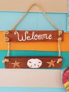 Welcome sign door home decor, pool, swimmingpool, Beachhouse, garden - Picture 1 of 4