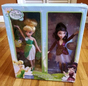Disney Feen für alle Jahreszeiten **Tink and Vidia** 2011 JAKKS Pacific ""NEU"" SELTEN - Bild 1 von 9